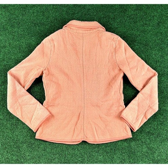 Pendleton Pink 2 Button Cotton Jaquard Print Blazer Womens Size Small - Picture 2 of 8